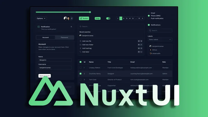 Nuxt UI is one of the best UI libraries out there