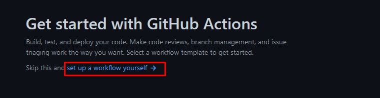 Github action create config file